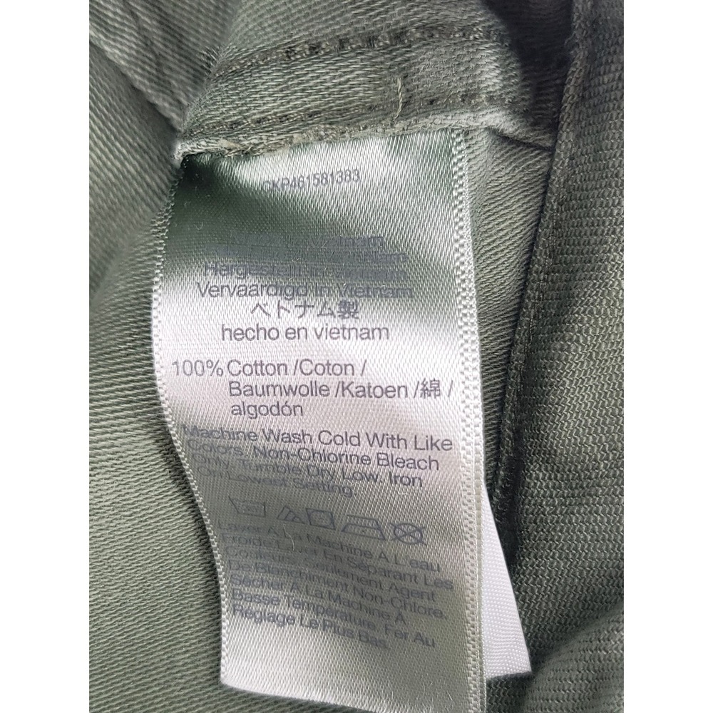 Madewell Olive Utility Pants Size 32 Cropped Workwear Minimalist Casual EUC - Picture 6 of 6